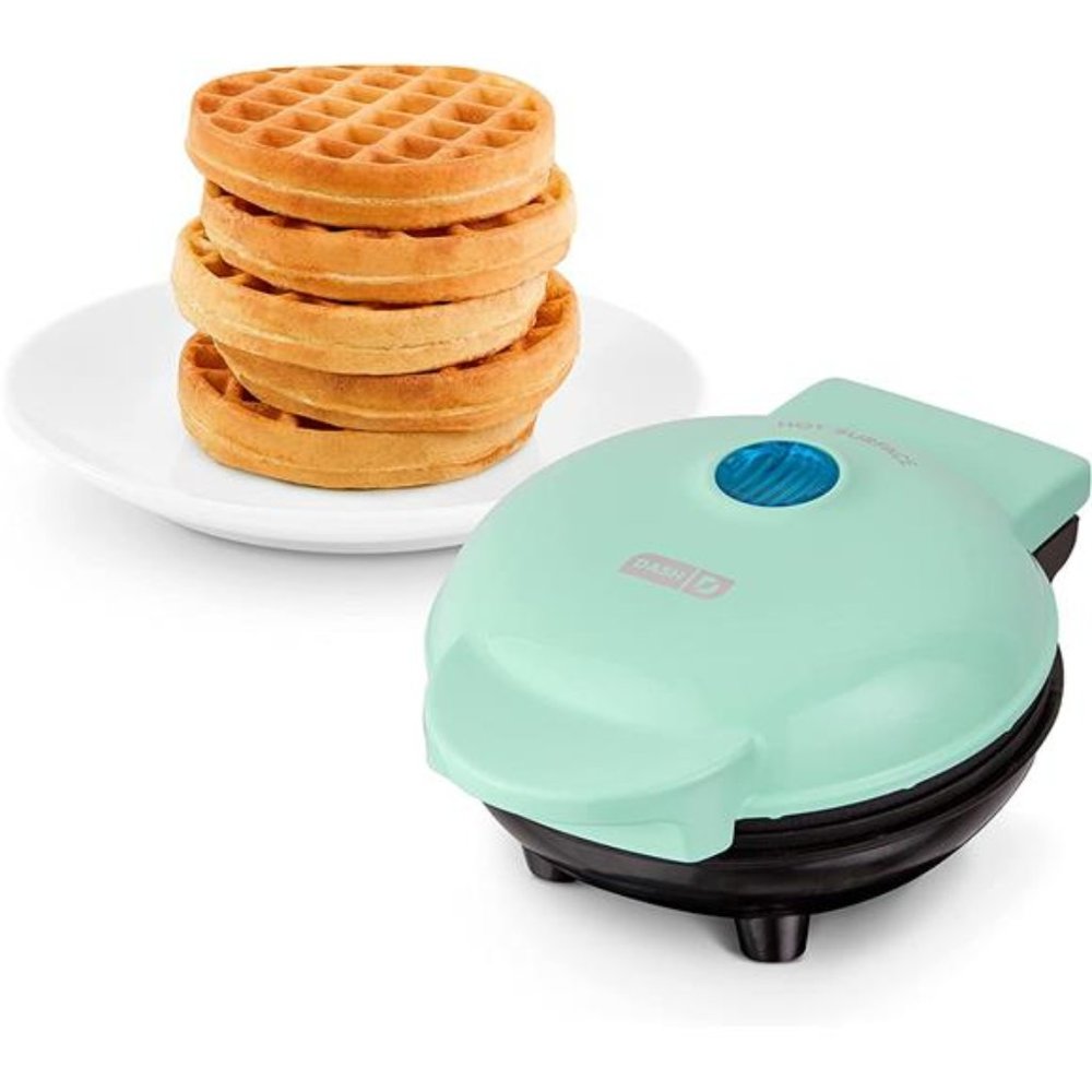 Mini Maker for Individual Waffles, Hash Browns, Keto Chaffles with Easy to Clean
